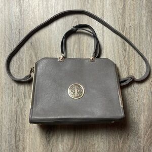 Dasein Large Vegan Satchel/ Handbag/Crossbody Strap